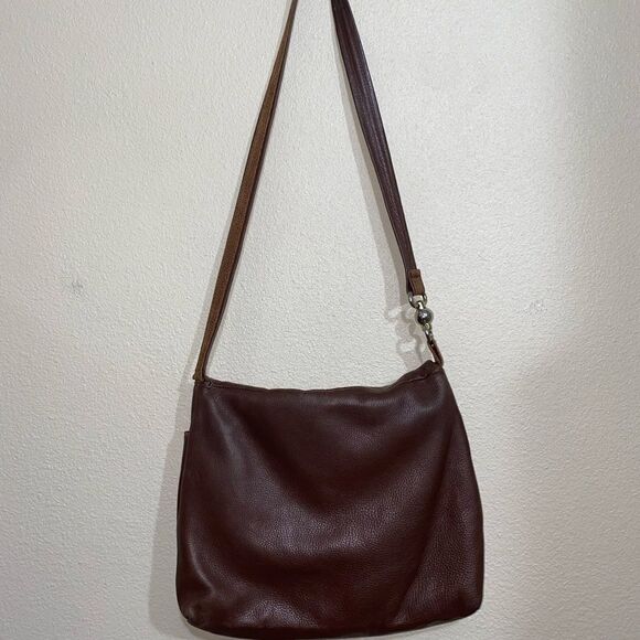 Stefania Italy brown pebbled soft leather shoulder bag - Picture 2 of 13